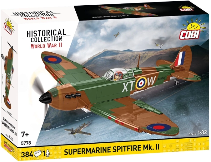 Cobi Supermarine Spitfire Mk.II építőmodell 1:32 méretarányban
