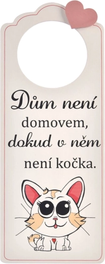 Fa ajtóakasztó Cat Home