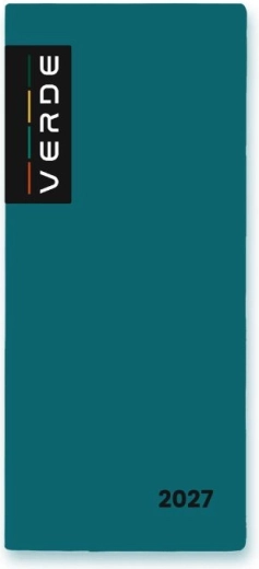 Verde Milano havi határidőnapló 2027, PVC borítóval