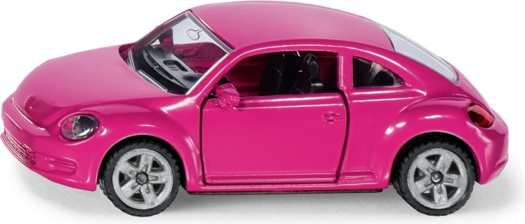 SIKU Volkswagen Beetle rózsaszín matricákkal