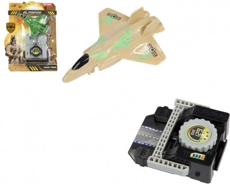 Műanyag kilövős vadászgép 10 cm