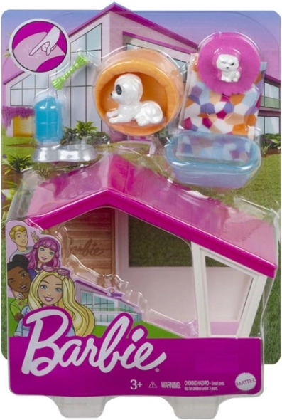 Barbie mini játékszett kis kedvenccel