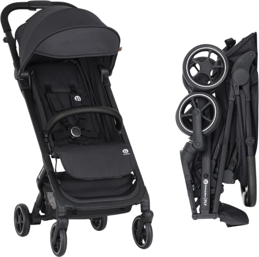 Petite&Mars Fly sport babakocsi, tökéletes fekete