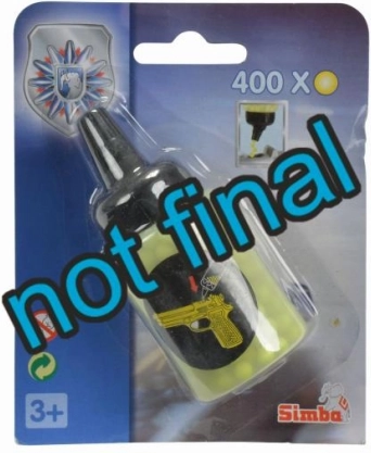 Golyós tartály pisztolyhoz, 400 db