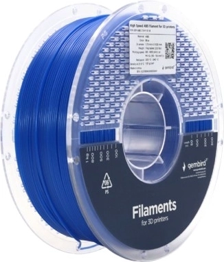 ABS filament Nagy Sebesség 1,75 mm kék, 1 kg