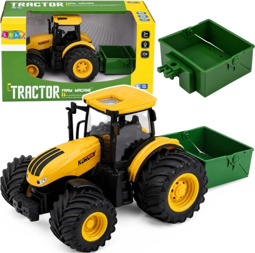 Mezőgazdasági traktor műtrágyaszóróval 1:24, fényekkel és hangokkal
