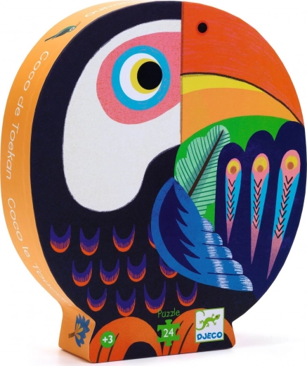 DJECO Puzzle Tukán Coco 24 darab