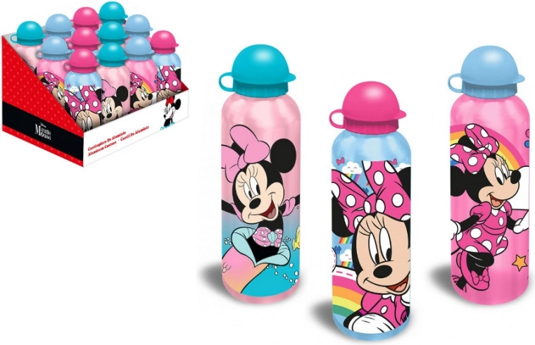 Alumínium ivópalack MICKEY MINNIE motívummal, 500 ml