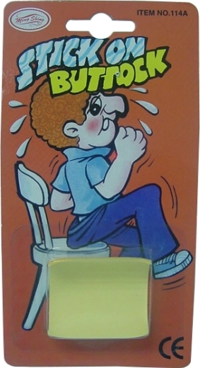 Ráragasztott fenék – tréfás kiegészítő baráti szórakozáshoz