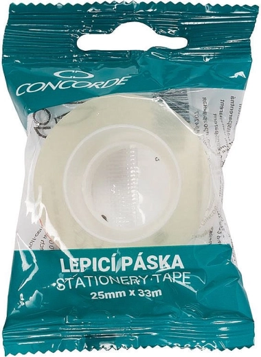 CONCORDE átlátszó ragasztószalag 25 mm × 33 m