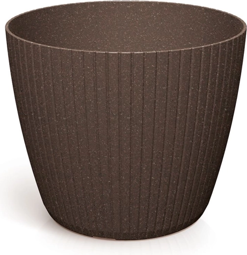 Lamia Eco Wood virágtartó 38,5 cm kávébarna