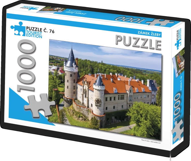 Puzzle Žleby kastély 1000 darabos Tourist Edition