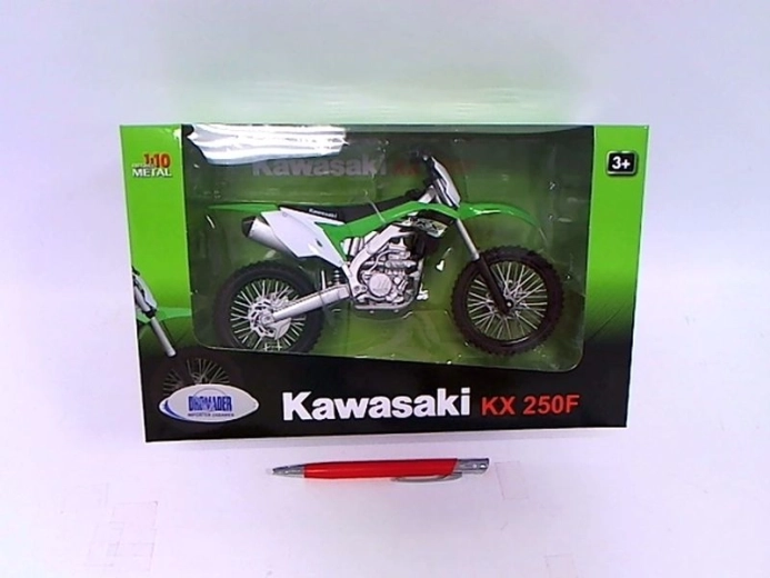 Welly Kawasaki KX250F motorkerékpár modell 1:10