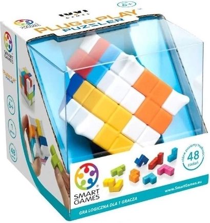 SmartGames plug & play puzzler – kompakt logikai kocka