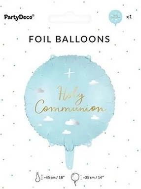 Holy Communion fólia lufi 45 cm, vegyes