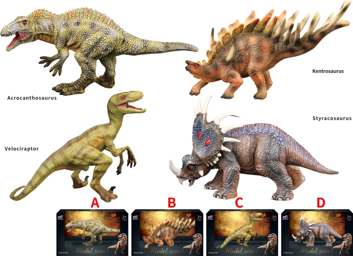 Dínóvilág – dinoszaurusz figura szett (4 féle)