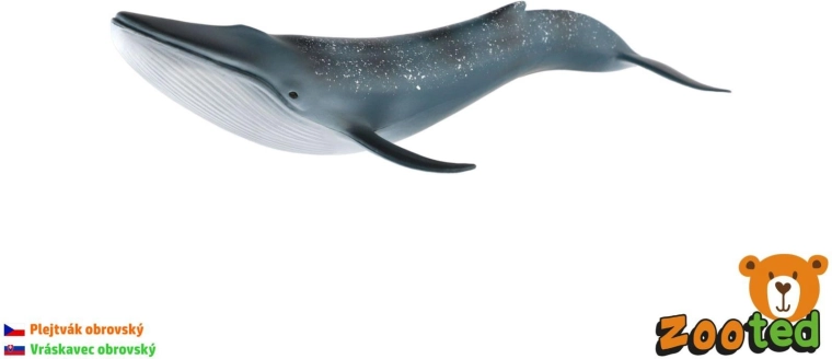 27 cm-es kék bálna figura