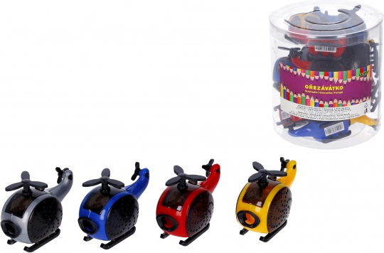 Helikopter formájú tartályos hegyező