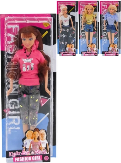 Defa Lucy baba 29 cm divatos ruhában - 1 db