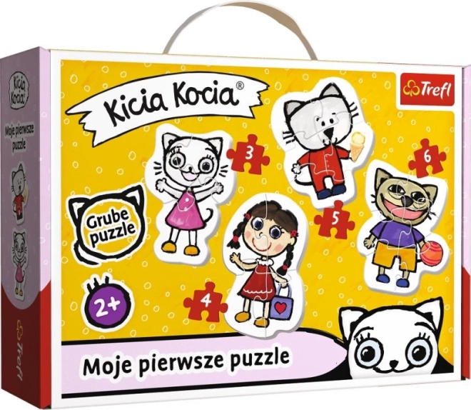 Első puzzle-im KICIA KOCIA TREFL Baby 2+