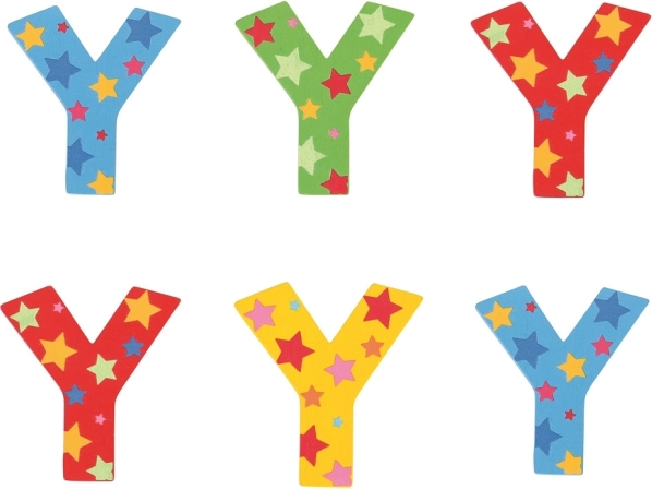 Bigjigs Toys fa Y betű csillagokkal