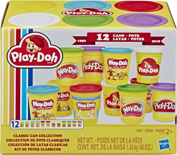 Play Doh 12 tégely