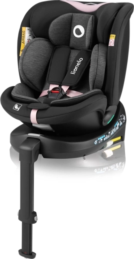 Lionelo Navy i-Size forgatható autósülés 40–150 cm black pink