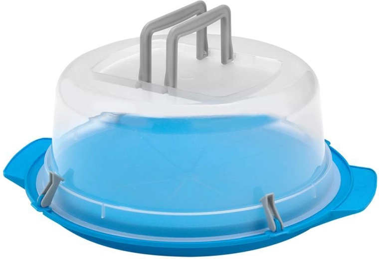 HEIDRUN műanyag tortatál fedéllel, 40 cm