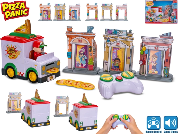 RC Pizza Panic! furgon pizzakilövő funkcióval és hanggal
