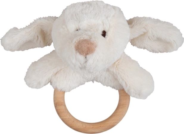 Bigjigs Baby tapintó karika kiskutyával