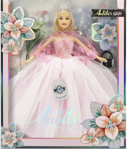 Anbibi virágos baba Danuška 28 cm