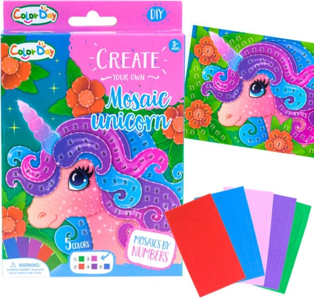 Kreatív habmozaik – öntapadós kézműves készlet – Mozaik