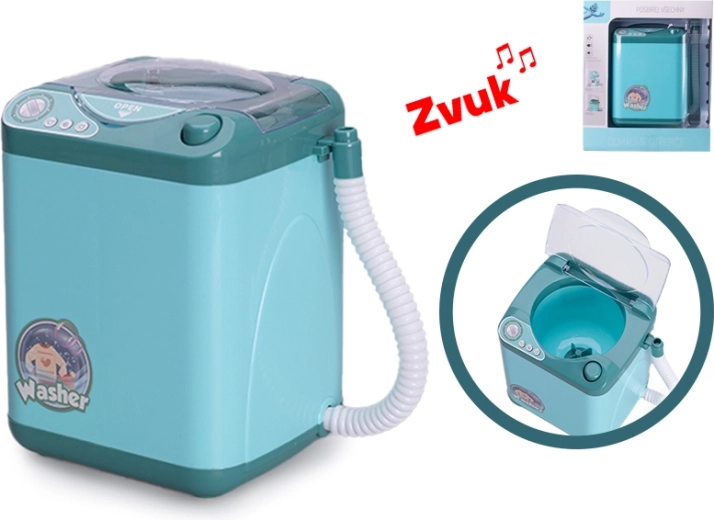 Gyerek mosógép hangokkal és fényekkel, 14 × 10,5 cm