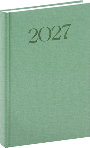 Notique Biella napi határidőnapló 2027 zöld 15 × 21 cm