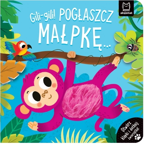 Gili-gili! Simogasd meg a kismajmot – interaktív tapintós könyv a legkisebbeknek