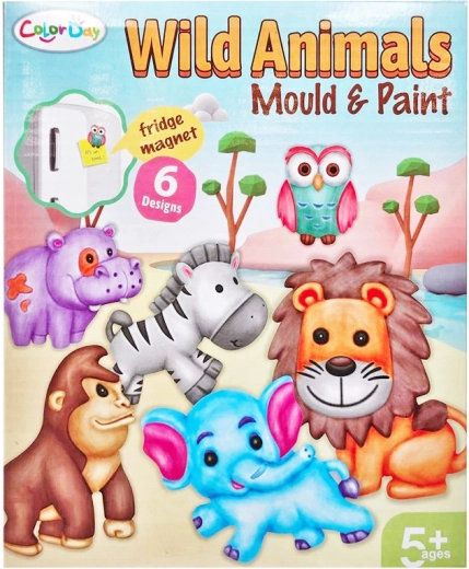 Gipszöntvények mágnessel – állatkákkal