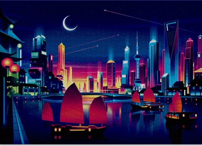 CLOUDBERRIES Skyline puzzle – 1000 darabos