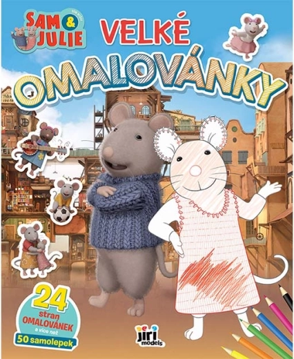 Nagy színező – Sam & Julie egérház