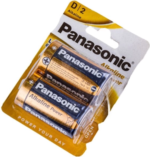 Panasonic LR20 (D) 1,5 V alkáli elem – bliszter, 2 db