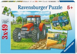 Puzzle Mezőgazdasági gépek 3x49 darab Ravensburger