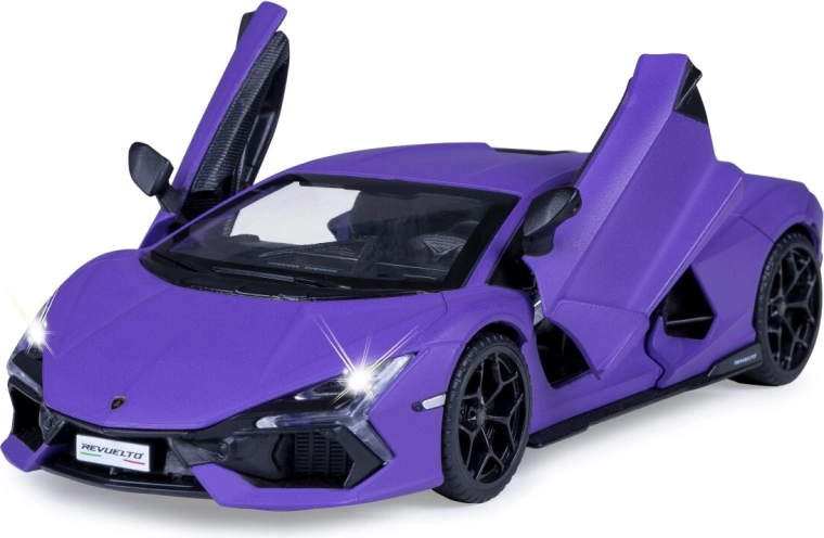 JAMARA Lamborghini Revuelto fém modell 1:32 méretarányban, lila