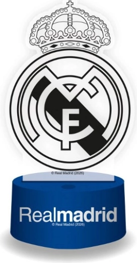 Dekoratív LED lámpa Real Madrid retro stílusban