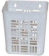 Kis függő műanyag kosár 12 × 10 × 13 cm – vegyes színek