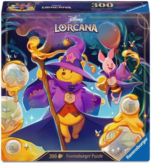 Ravensburger puzzle Disney Lorcana: Micimackó és Malacka 300 darabos