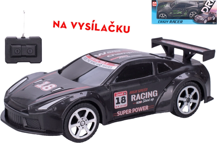R/C versenyautó 18 cm távirányítóval 27 MHz