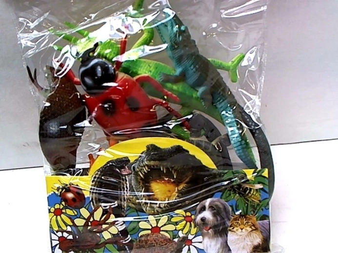 Exotikus állatok – 6 darabos figura szett