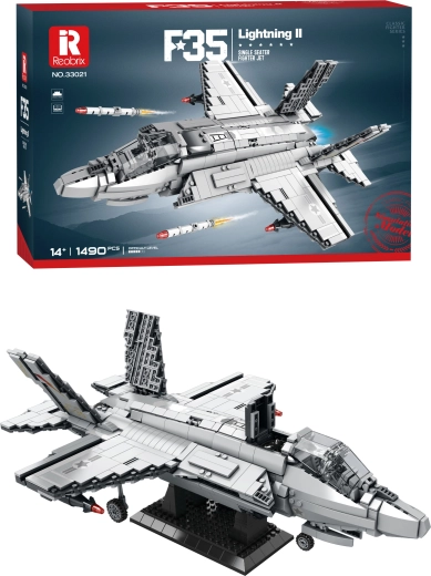 F-35 Lightning II vadászgép építőkészlet (1490 darab)