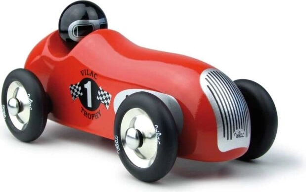 Vilac piros történelmi versenyautó