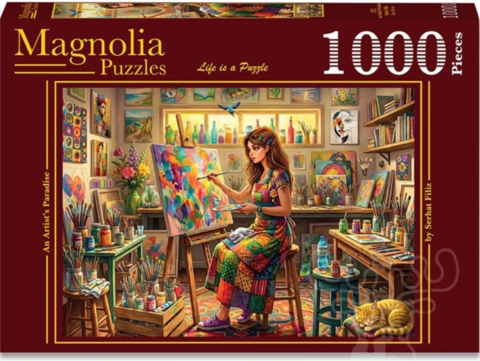 Magnolia puzzle Művészek paradicsoma 1000 darabos