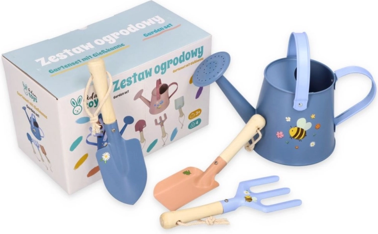 Adam Toys kék kerti szerszámkészlet